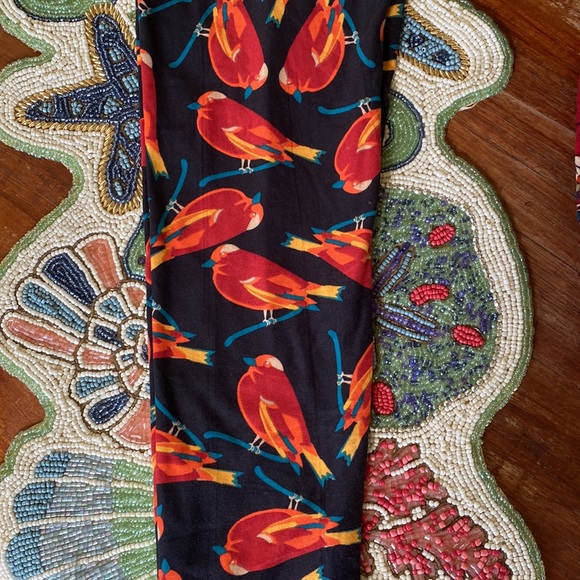 Lularoe OS Leggings Bundle Bird Lovers - Picture 4 of 9
